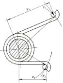 一般扭轉(zhuǎn)彈簧圖紙